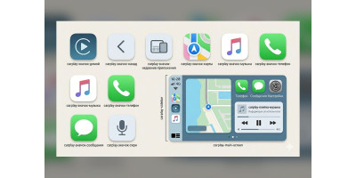 CarPlay для новичка: иконки, кнопки и экраны без путаницы